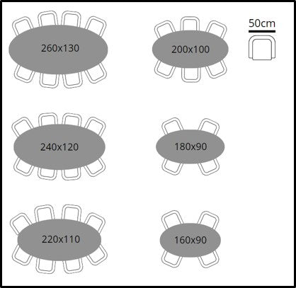 Eettafel Ovaal Laurent Matrix