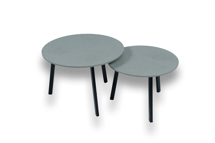 Salontafel Rond Oyster Tweedelig
