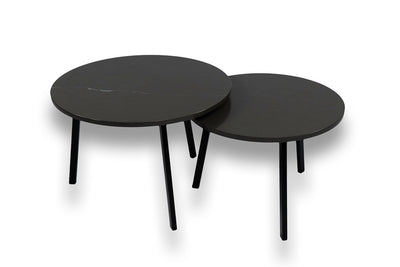 Salontafel Rond Piatra Grey Tweedelig