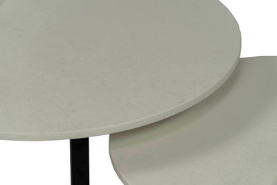 Salontafel set rond Premium Riverlet - ⌀ 50 + ⌀ 60 cm