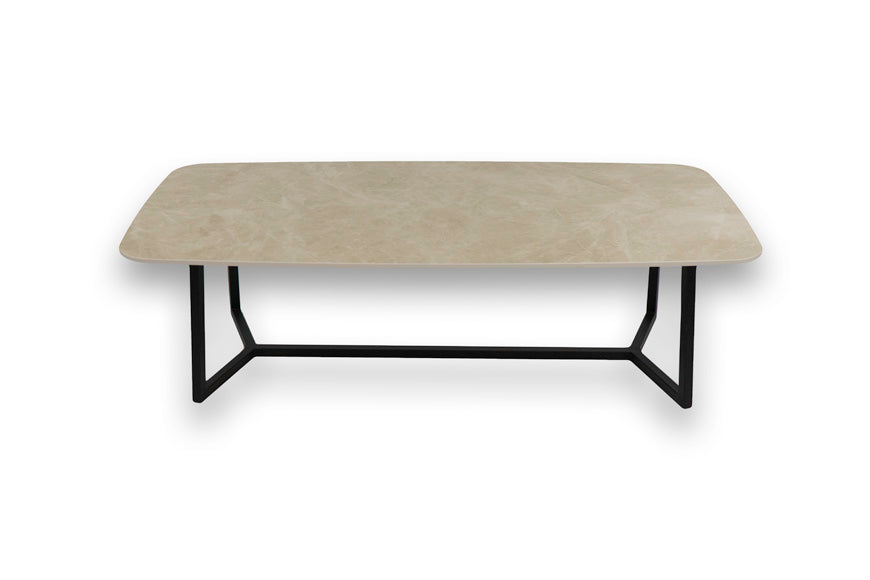 Salontafel Deens Ovaal Fume Y-Poot