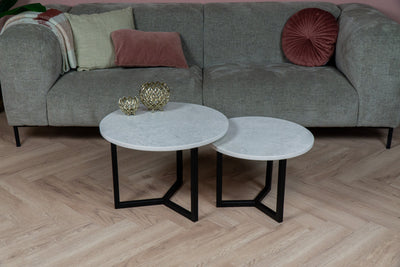 Salontafel Rond Lunar Tweedelig