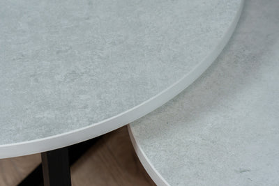 Salontafel Rond Lunar Tweedelig