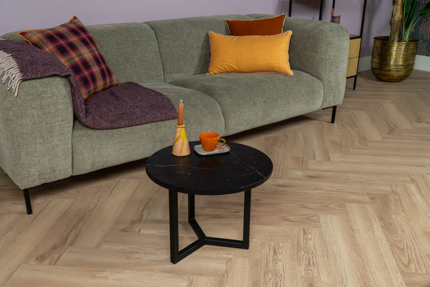 Salontafel Zwart Marmer - ⌀ 50 cm