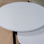 Salontafel set rond Premium Blanco Zeus - ⌀ 60 + ⌀ 70 cm
