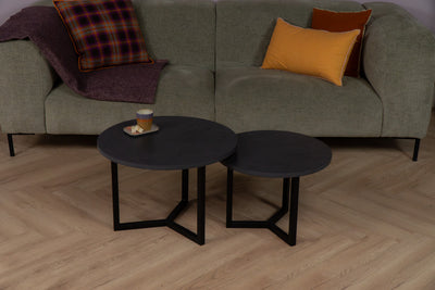 Salontafel Rond Eter Tweedelig