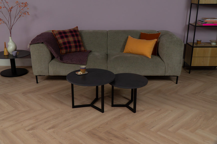 Salontafel Rond Eter Tweedelig