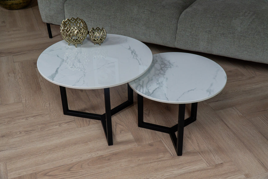 Salontafel Rond Natura Tweedelig