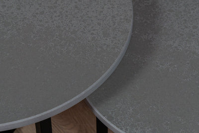 Salontafel Rond Crea Beton Light Tweedelig