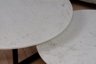 Salontafel set rond Premium Abu Dhabi - ⌀ 60 + ⌀ 70 cm