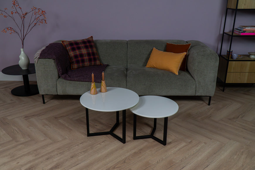 Salontafel Rond Arctic White
