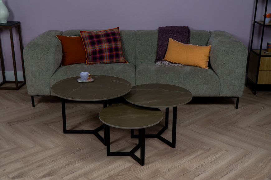 Salontafel Rond Pulpis Driedelig