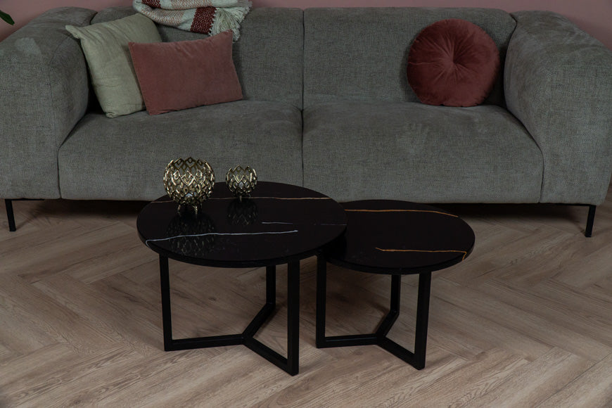 Salontafel Rond Venatino Sahara Tweedelig