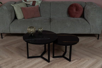 Salontafel Rond Venatino Sahara Tweedelig