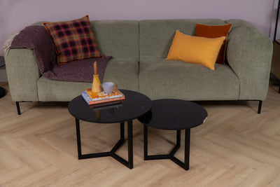 Salontafel Rond Eternal Noir Tweedelig