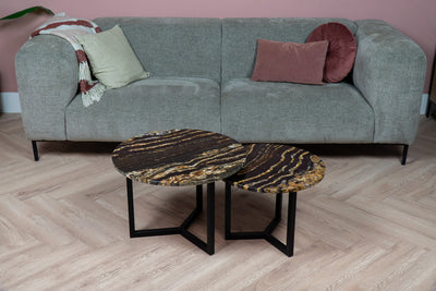 Salontafel Rond Orinoco Tweedelig