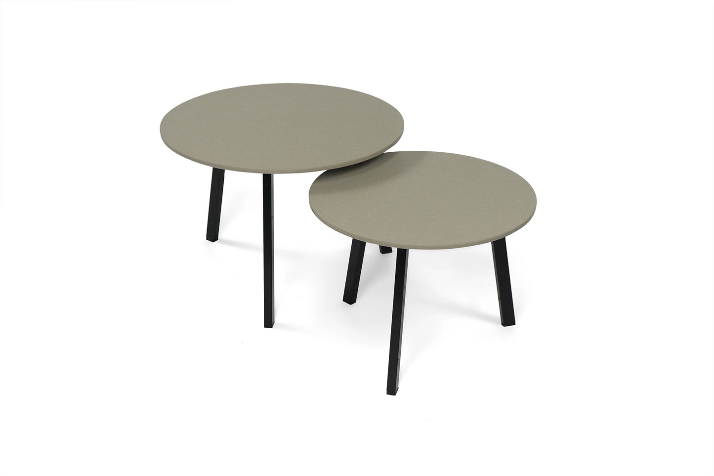 Salontafel Rond Belgian Desert Tweedelig