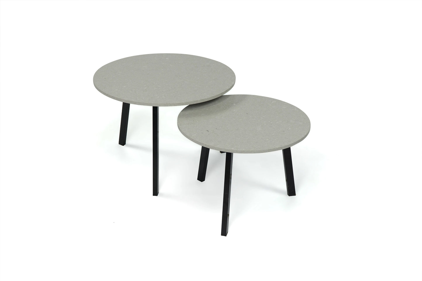 Salontafel Rond Clamshell Tweedelig