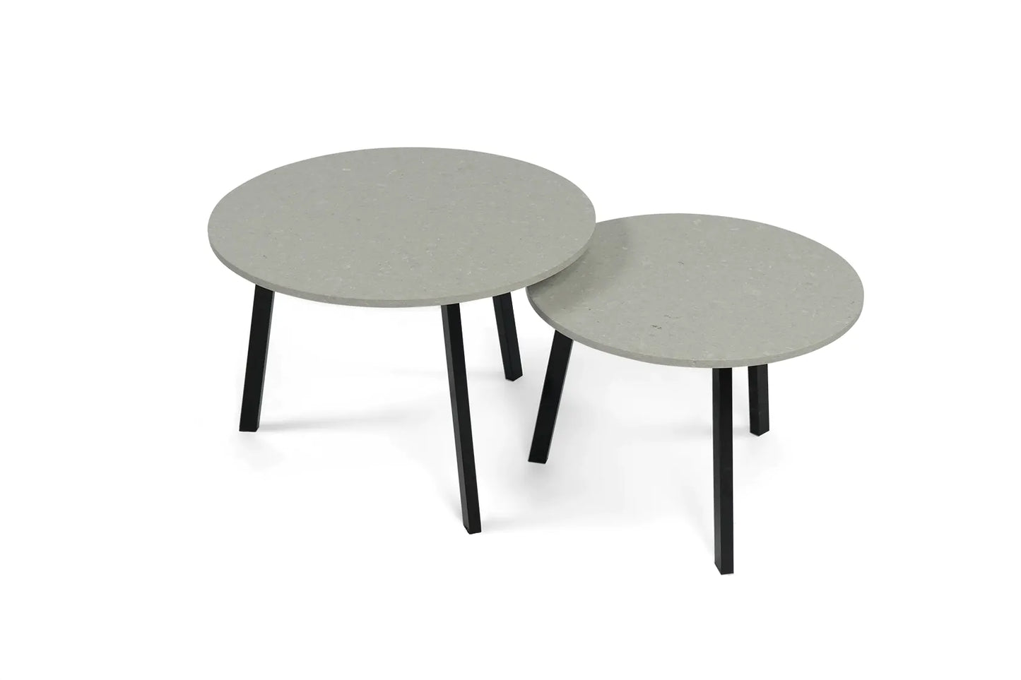 Salontafel Rond Clamshell Tweedelig