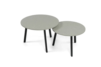 Salontafel Rond Clamshell Tweedelig