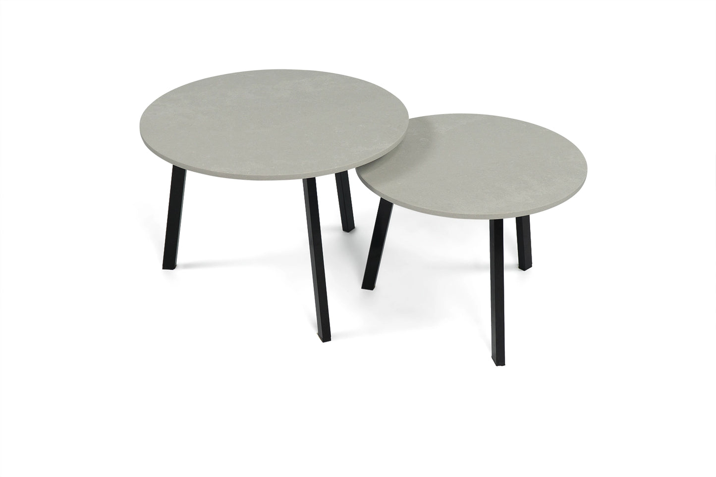 Salontafel Rond Topus Concrete Tweedelig