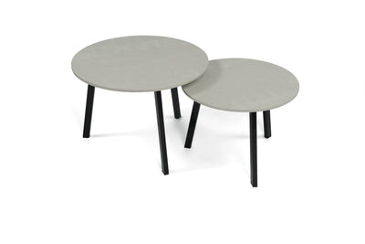 Salontafel Rond Topus Concrete Tweedelig