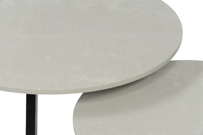 Salontafel Rond Topus Concrete Tweedelig