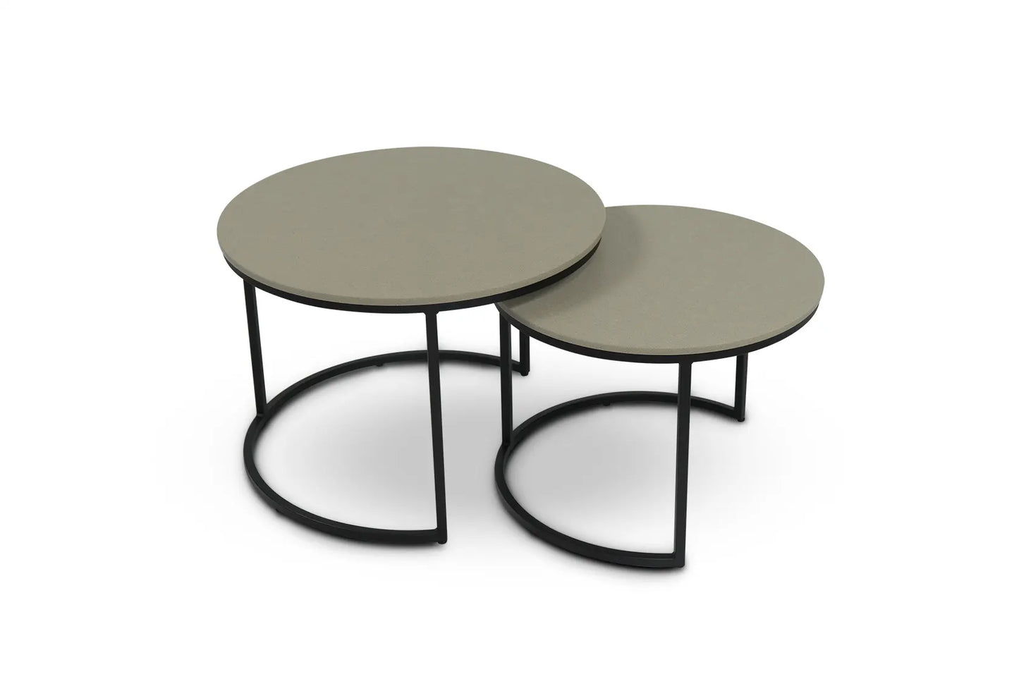 Salontafel Rond Belgian Desert Tweedelig