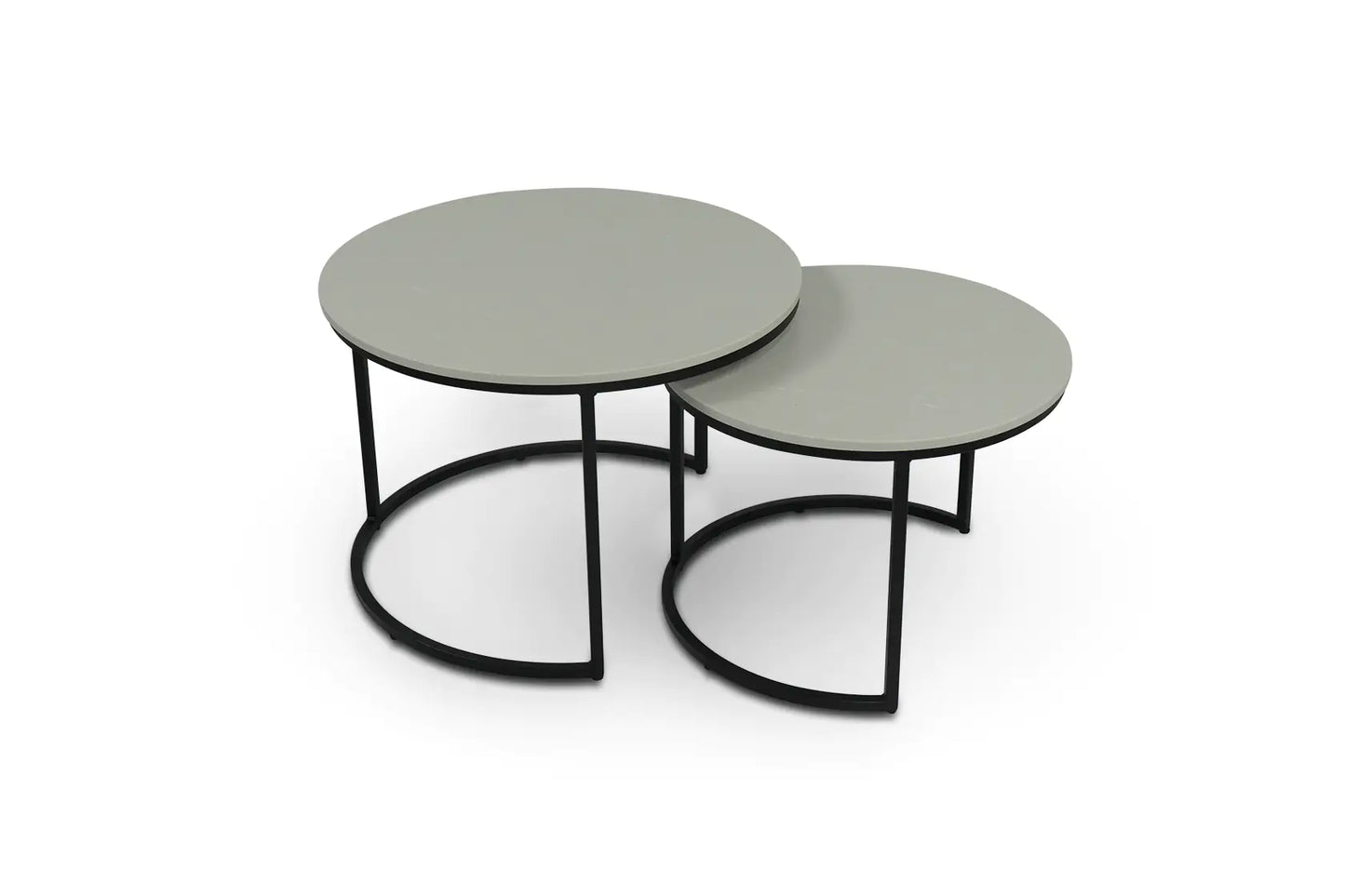 Salontafel Rond Desert Silver Tweedelig