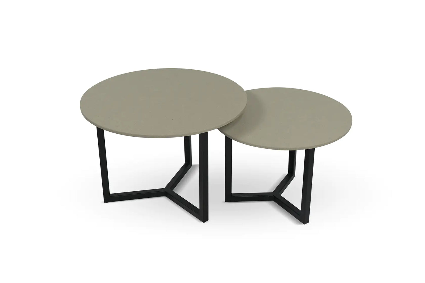 Salontafel Rond Belgian Desert Tweedelig