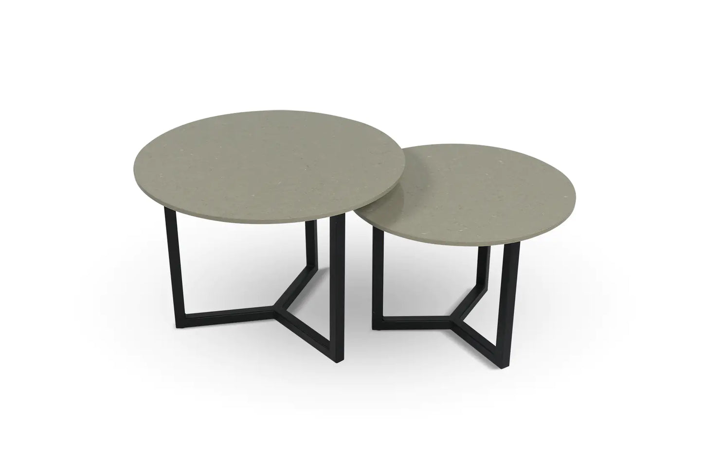 Salontafel Rond Coral Clay Tweedelig