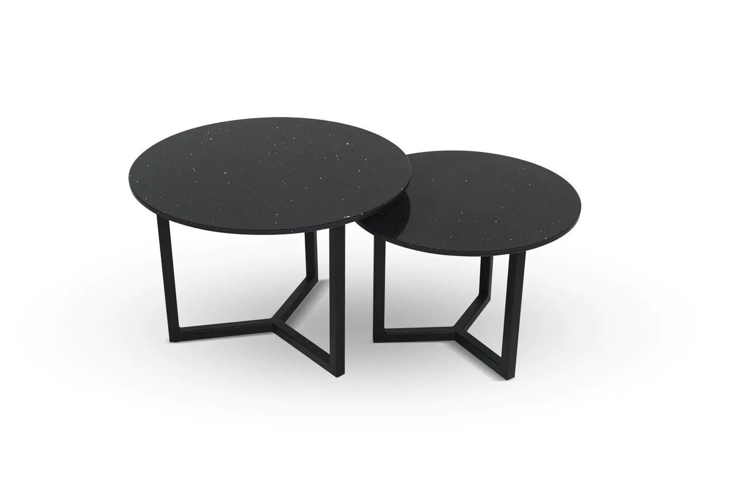 Salontafel Rond Negro Stellar Tweedelig