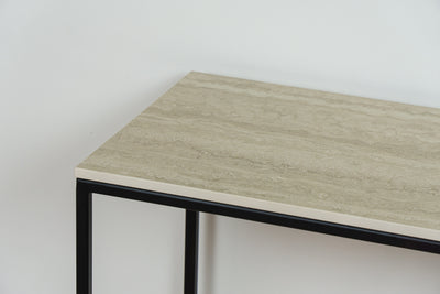 Sidetable Dubbel Travertino