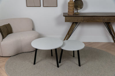 Salontafel Rond Desert Silver Tweedelig