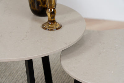 Salontafel Rond Coral Clay Tweedelig