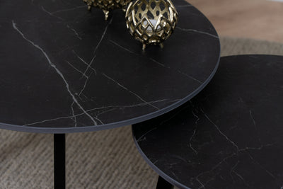 Salontafel Rond Smokestone Tweedelig