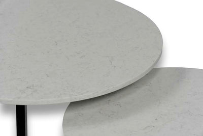 Salontafel Rond Snowy Ibiza Tweedelig
