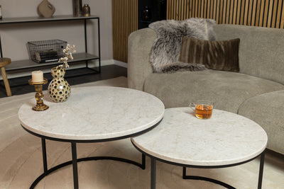 Salontafel Rond Glencoe Deluxe Tweedelig