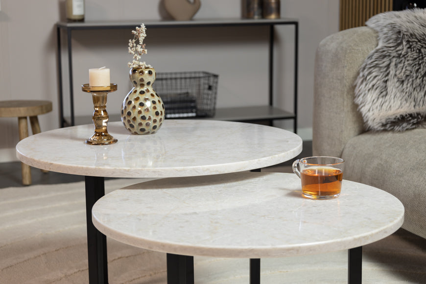 Salontafel Rond Glencoe Premium Tweedelig