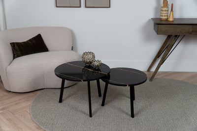 Salontafel Rond Venatino Sahara Tweedelig