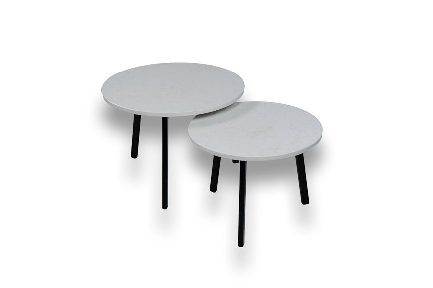 Salontafel Rond Venato Supremo Tweedelig