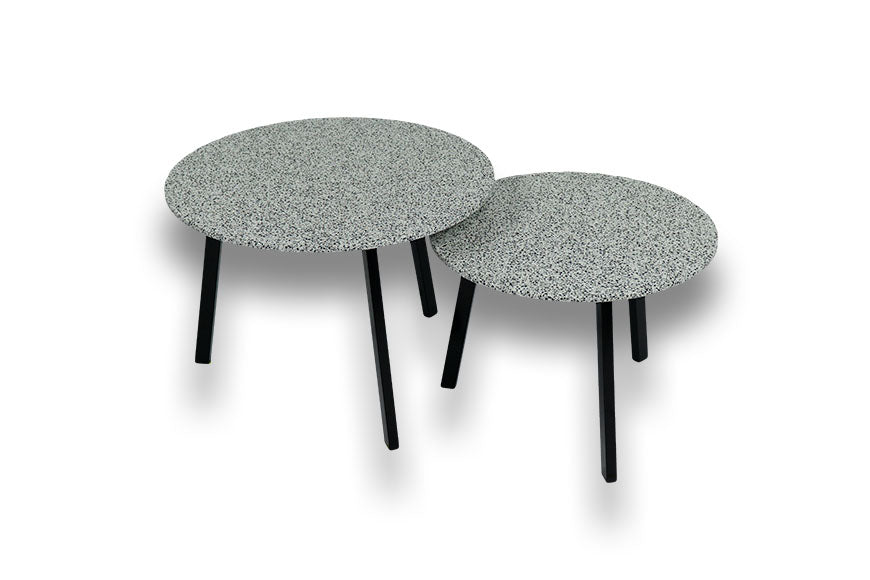 Salontafel set White Chill - ⌀ 50 + ⌀ 60 cm