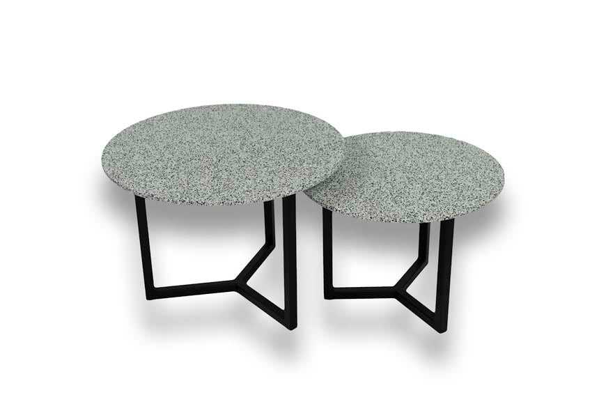 Salontafel set White Chill - ⌀ 50 + ⌀ 60 cm