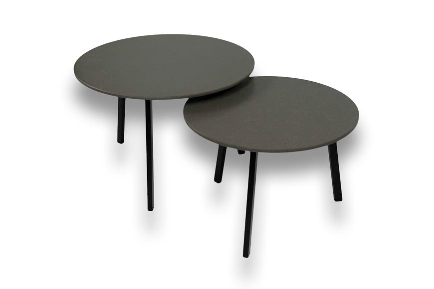 Salontafel Rond Belgian Storm Tweedelig
