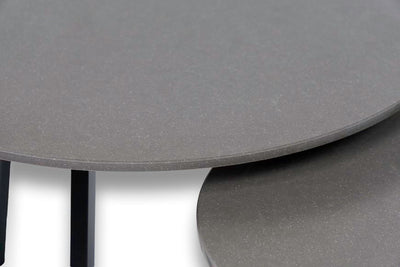 Salontafel Rond Belgian Storm Tweedelig