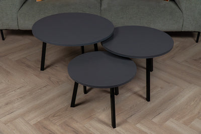 Salontafel Rond Marengo Driedelig