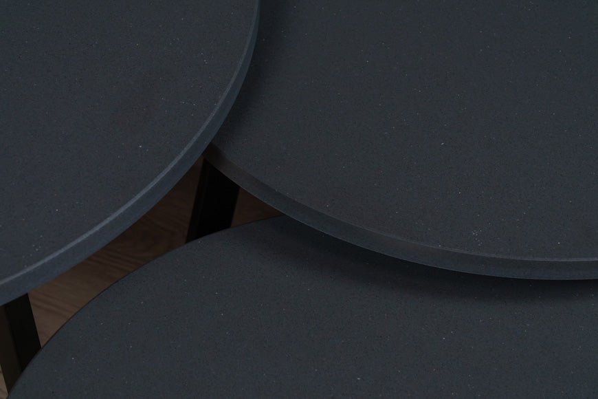 Salontafel Rond Marengo Driedelig