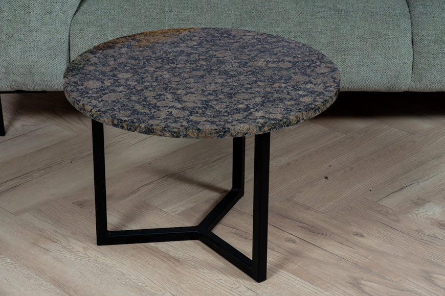 Salontafel Rond Graniet Baltic Brown - ⌀ 60 cm