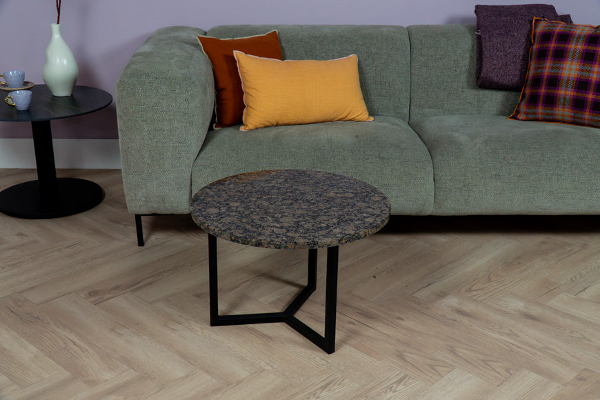 Salontafel Rond Graniet Baltic Brown - ⌀ 60 cm