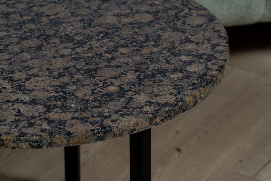Salontafel Rond Graniet Baltic Brown - ⌀ 60 cm